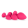 Easytoys - Analplug Pink aus Silikon mit Zierstein - SET