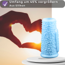 Lovelyness - Penishülle mit Vibration Blau mit Noppen