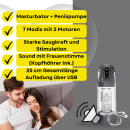 Lovelyness - Masturbator + Penispumpe mit Soundmodul -...