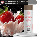 Shiatsu - Körperöl mit Geschmack Erdbeere & Roter Pfeffer 75ml