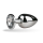 Lovelyness - Analplug Silber aus Metall mit Zierstein