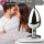 Lovelyness - Analplug Silber aus Metall mit Zierstein - groß