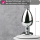 Lovelyness - Analplug Silber aus Metall mit Zierstein - groß