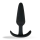 Easytoys - Analplug Schwarz aus Silikon - mittel