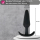 Easytoys - Analplug Schwarz aus Silikon - mittel