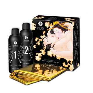 Shunga - Body to Body Massage Gel 2 x 250ml mit Aroma