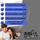 Shots - Handschellen - Schwarz
